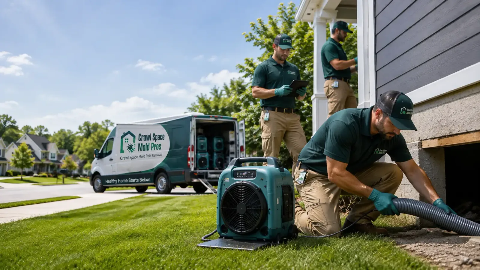 Crawl Space Mold Removal in Dayton, NJ